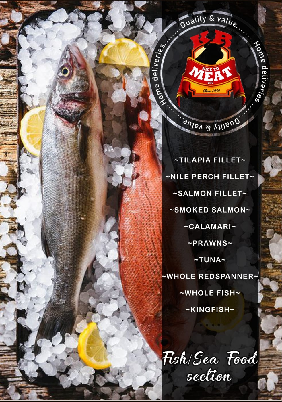 Fish and Sea Food Section